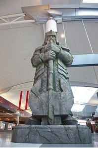 The Hobbit inspired installation at the Auckland International Airport.